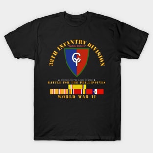 38th Infantry Division - WWII w PAC SVC T-Shirt